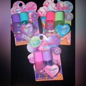 Scented Nail Polish Duo - Pink and Green